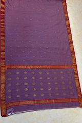 HOV HANDLOOM CHANDERI SAREE - BIG NAKSHI BORDER - 112