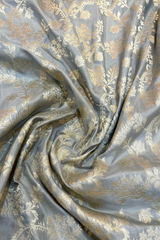 HOV HANDLOOM BANARASI KATAN SILK SAREE - JAANGLA - 130