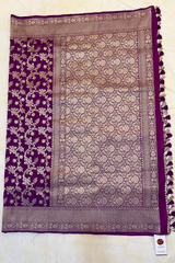 HOV HANDLOOM BANARASI KATAN SILK SAREE - JAANGLA - 130