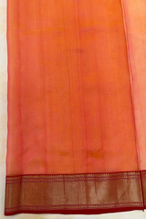 HOV HANDLOOM CHANDERI KATAN SAREE - TRADITIONAL BORDER - 110