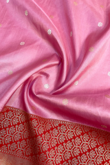 HOV EXCLUSIVE HANDLOOM KADHUA BANARASI KATAN SILK SAREE - RANGKAT KONIYA - PASTELS - 128