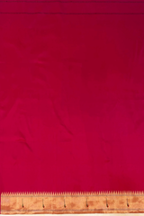 HOV EXCLUSIVE HANDLOOM PAITHANI SILK SAREE - SINGLE MUNIYA - DEEP PINK - 026