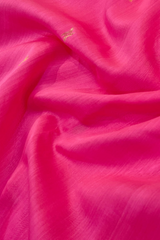 HOV HANDLOOM CHANDERI PATTU SILK SAREE - SMALL NAKSHI BORDER - 115