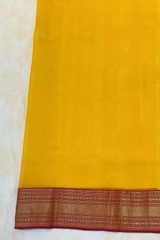 HOV HANDLOOM CHANDERI KATAN SAREE - TRADITIONAL BORDER - 110
