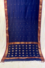 HOV HANDLOOM CHANDERI SAREE - BIG NAKSHI BORDER - 112