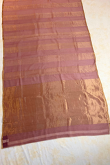 HOV HANDLOOM CHANDERI SAREE - STRIPES - 119