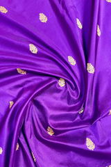 HOV HANDLOOM PURE ZARI BANARASI KATAN SILK SAREE - BUTIDAR - SMALL FULDANI - 142-02