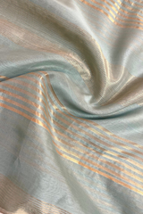 HOV HANDLOOM CHANDERI SAREE - STRIPES - 119