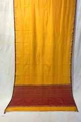 HOV HANDLOOM CHANDERI PATTU SILK SAREE - SMALL NAKSHI BORDER - 115