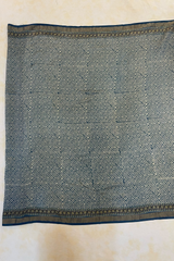 HOV AJARAKH HAND-BLOCK PRINT SAREE - NATURAL DYES - COTTON SILK MULBERRY - 018