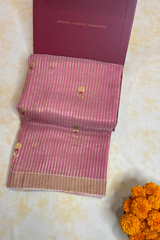 HOV Handloom Chanderi Silk Saree - Kota Floral Motif - 49-03