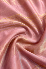 HOV HANDLOOM CHANDERI SAREE - STRIPES - 119