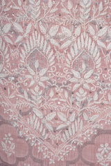 Chikankari Kurta Suits Set Embellished - Peach