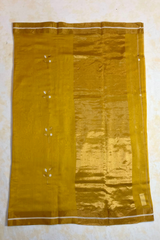 HOV HANDLOOM CHANDERI COTTON SILK SAREE - FOUR LEAF - 122