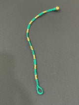 Dhokra Brass Three Bead Anklet