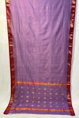 HOV HANDLOOM CHANDERI SAREE - BIG NAKSHI BORDER - 112