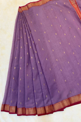 HOV HANDLOOM CHANDERI SAREE - BIG NAKSHI BORDER - 112