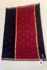 HOV HANDLOOM CHANDERI PATTU SILK SAREE - SMALL NAKSHI BORDER - 115