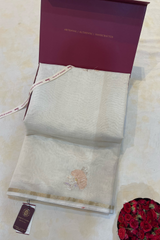 HOV MUL COTTON CHANDERI SAREE - EMBROIDERY- 01