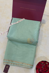 HOV MUL COTTON CHANDERI SAREE- EMBROIDERY - 01