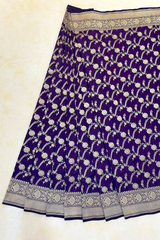 HOV HANDLOOM BANARASI KATAN SILK - SAREE - JAANGLA - 130