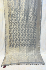 HOV HANDLOOM BANARASI KATAN SILK SAREE - JAANGLA - 130