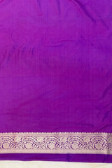 HOV HANDLOOM BANARASI KATAN SILK SAREE - JAANGLA - 130