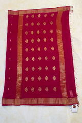 HOV HANDLOOM CHANDERI SAREE - BIG NAKSHI BORDER - 112