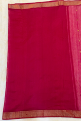 HOV HANDLOOM CHANDERI SAREE - BIG NAKSHI BORDER - 112
