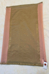 HOV HANDLOOM CHANDERI SAREE- SMALL NAKSHI BORDER - 113