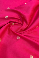 HOV EXCLUSIVE HANDLOOM PAITHANI SILK SAREE - SINGLE MUNIYA - DEEP PINK - 026