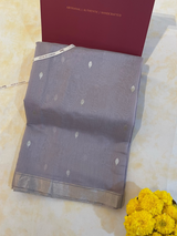 HOV HANDLOOM CHANDERI SAREE - SMALL LEAF - 101