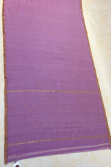 HOV HANDLOOM CHANDERI PATTU SILK SAREE - SMALL NAKSHI BORDER - 115