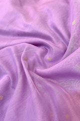 HOV HANDLOOM CHANDERI PATTU SILK SAREE - SMALL NAKSHI BORDER - 115
