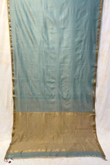 HOV HANDLOOM CHANDERI SAREE - SMALL NAKSHI BORDER - 113