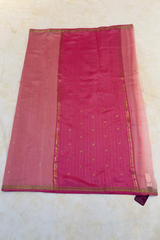 HOV HANDLOOM CHANDERI PATTU SILK SAREE - SMALL NAKSHI BORDER - 115