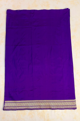 HOV HANDLOOM PURE ZARI BANARASI KATAN SILK SAREE - BUTIDAR - SMALL FULDANI - 142-02