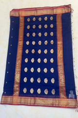 HOV HANDLOOM CHANDERI SAREE - BIG NAKSHI BORDER - 112