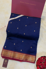 HOV HANDLOOM CHANDERI SAREE - BIG NAKSHI BORDER - 112