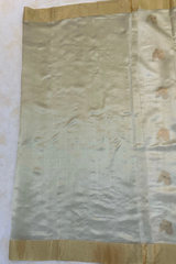 HOV HANDLOOM CHANDERI PATTU SILK SAREE - SMALL NAKSHI BORDER - 114