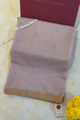HOV HANDLOOM CHANDERI SAREE - SILK MINI ROUND RED MEENA - 109