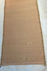 HOV HANDLOOM CHANDERI PATTU SILK SAREE - SMALL NAKSHI BORDER - 115