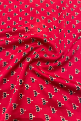 HOV Hand-Block Print Saree Modal  - 015
