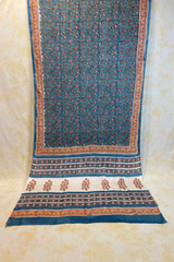 HOV Hand-Block Print Saree Modal  - 014
