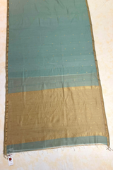 HOV HANDLOOM CHANDERI SAREE - SMALL NAKSHI BORDER - 113