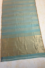 HOV HANDLOOM CHANDERI SAREE - STRIPES - 119