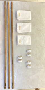 Wooden Saree Roll – Premium Saree Storage Kit