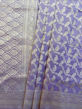 HOV HANDLOOM BANARASI KATAN SILK SAREE - JAANGLA - 130
