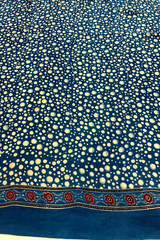 HOV Ajarakh Hand-Block Print Saree - Modal  - 007