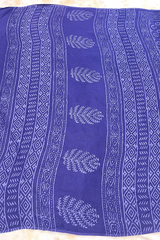 HOV Hand-Block Print Saree Modal  - 012-01-02
